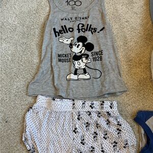 Disney Mickey Mouse Tank Top and Shorts Set